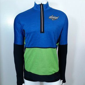 Nike Men's Dri Fit Element Wild Run Jacket Sweater Running Black Sz M